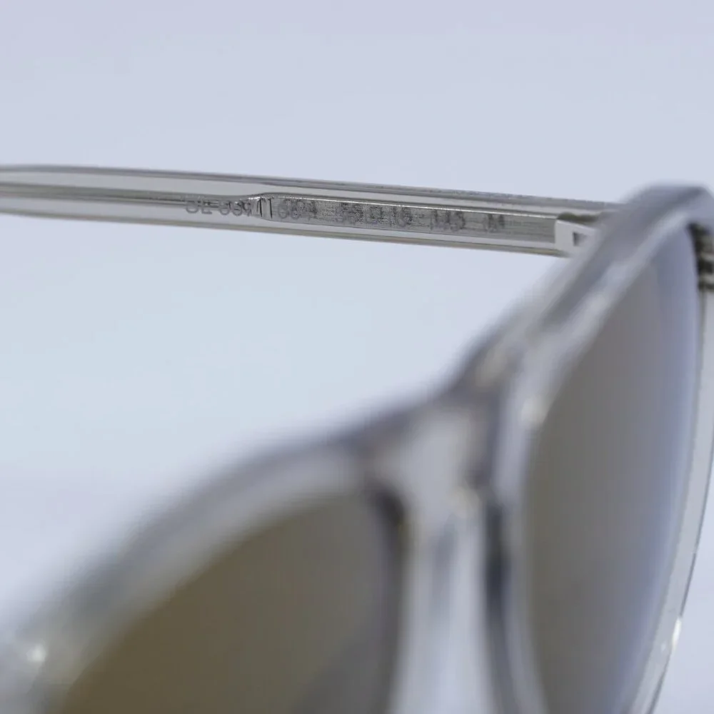 Saint Laurent SL667 004 Sunglasses Beige Aviator Frame, Brown Lenses - Picture 8 of 11